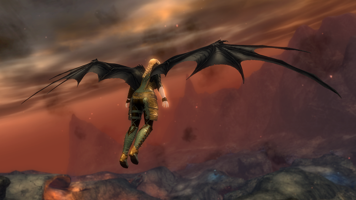 Cast a Dark Shadow with Scaled Dragon Wings