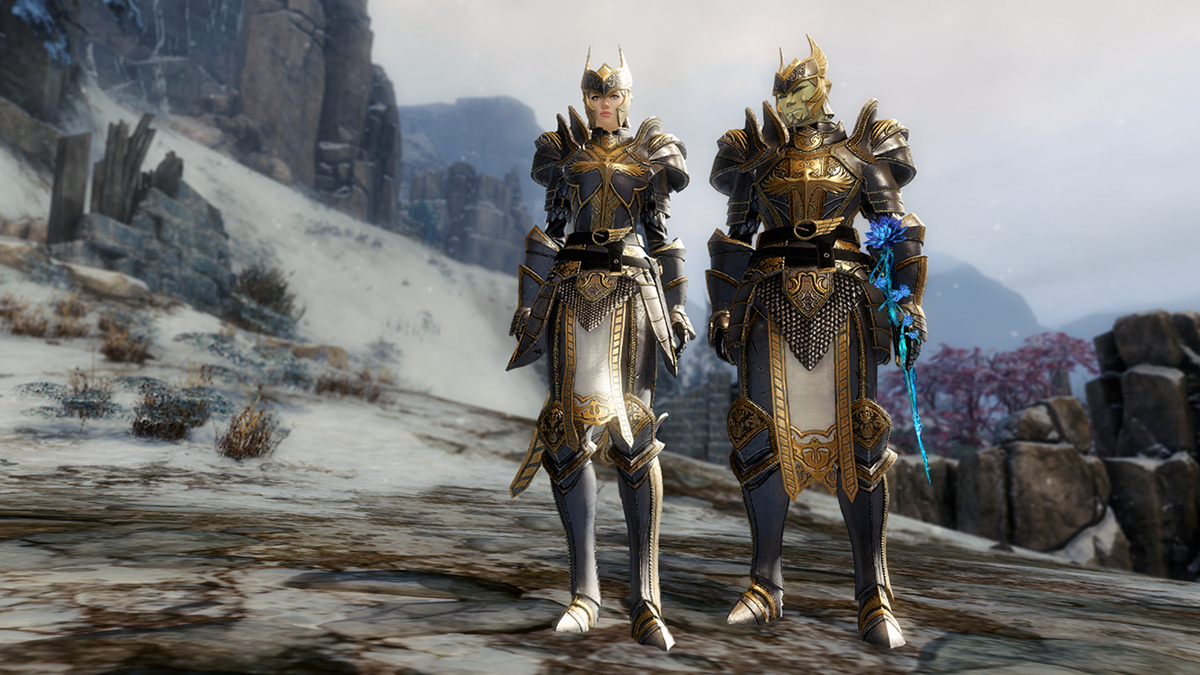 Look Sharp with Logan’s Pact Outfit and Caithe’s Crystal Bloom Sword
