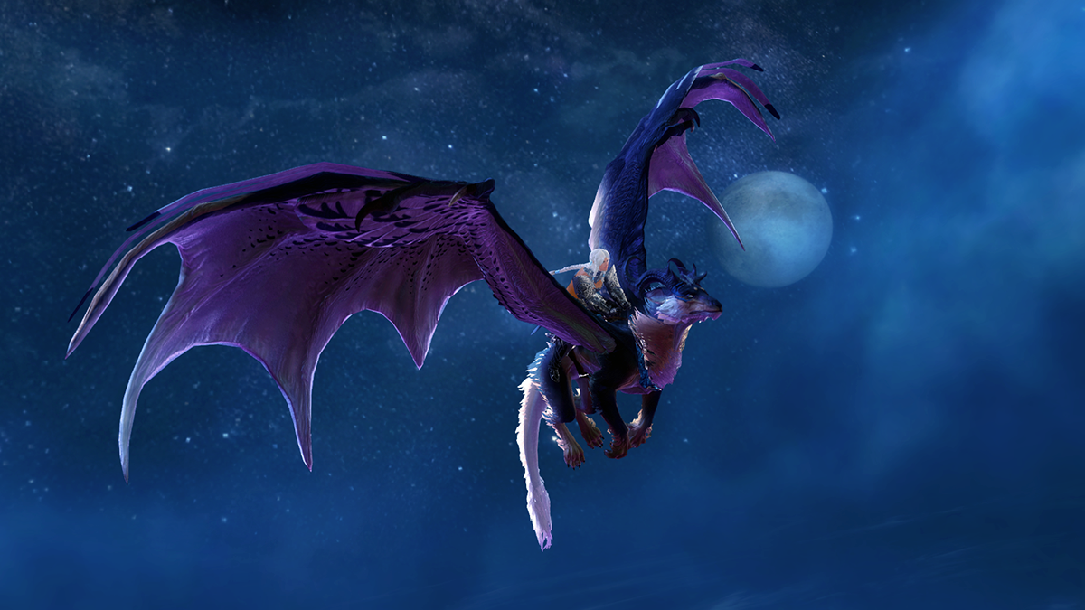 Soar to the Moon with the Lunar Maned Skyscale Skin
